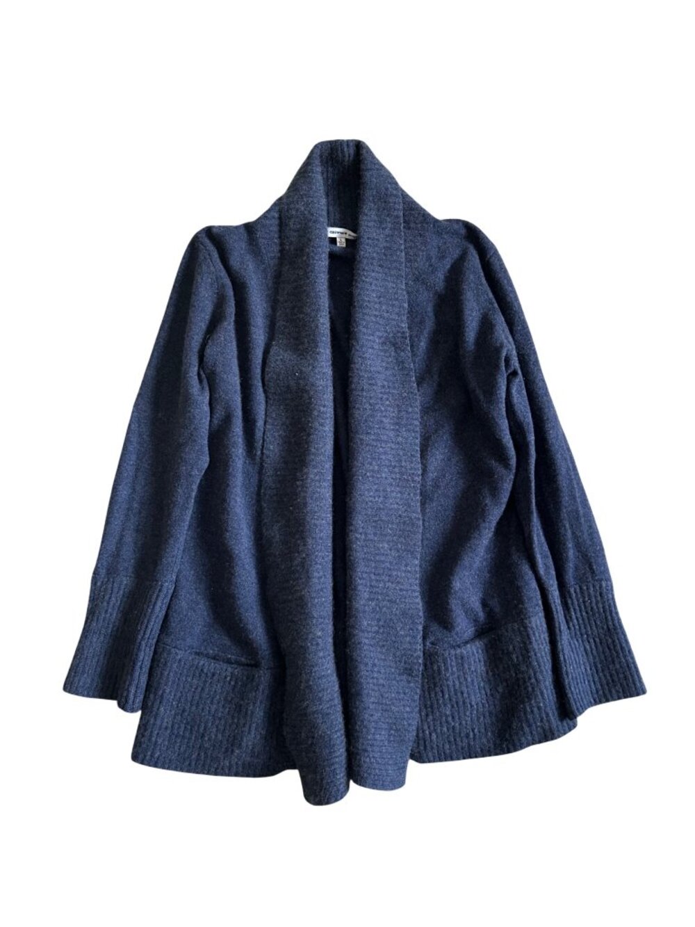 The Cashmere Project Women's Sz Large Navy Blue 100% Cashmere Cardigan Sweater